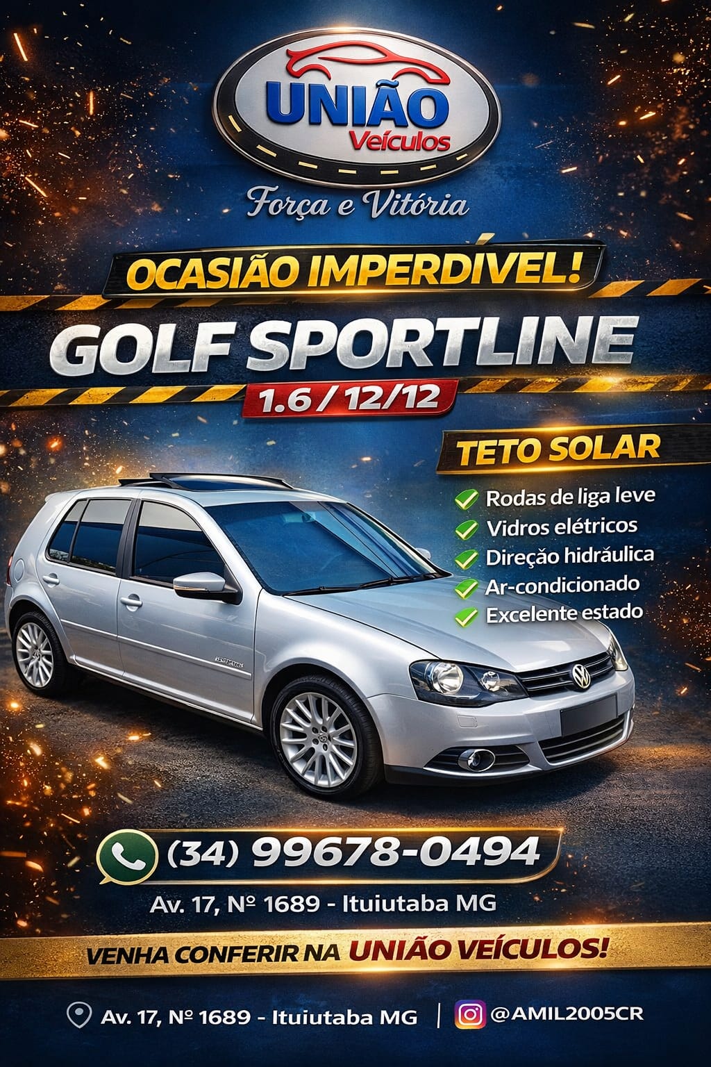 Volkswagen Golf Sportline 1.6 Mi Total Flex 8V 4p