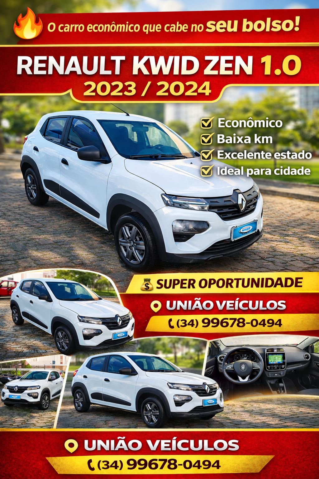 Renault KWID Zen 1.0 Flex 12V 5p Mec.
