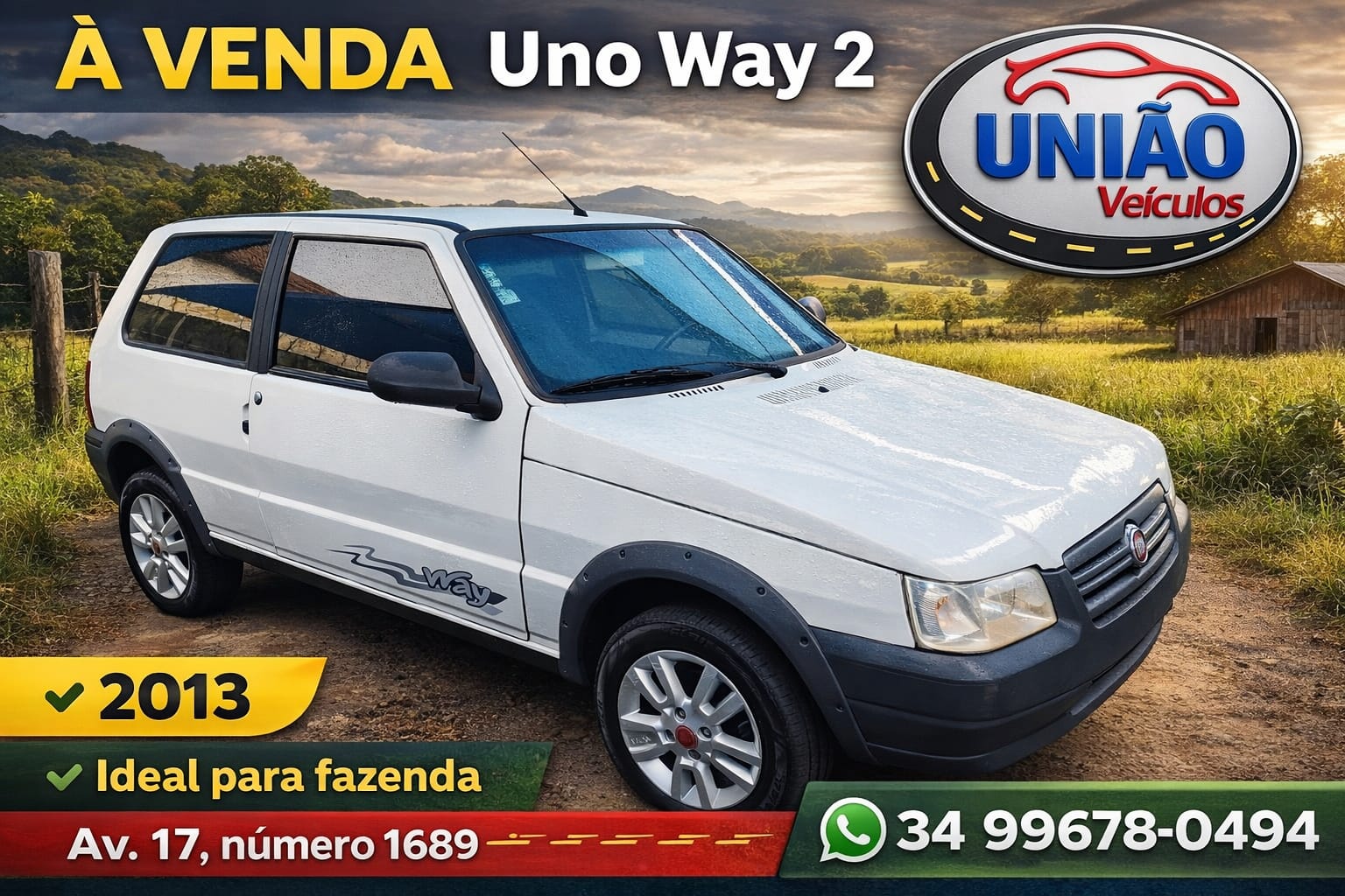 Fiat Uno Mille WAY ECONOMY 1.0 F.Flex 2p