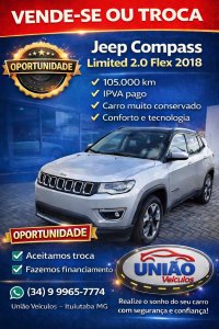 Jeep COMPASS LIMITED 2.0 4x2 Flex 16V Aut.